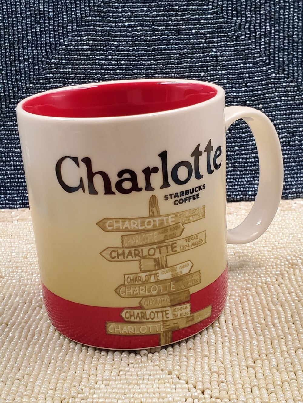 Starbucks Collectible Charlotte Global City Icon Coffee Tea Mug 16 oz (NAV1)